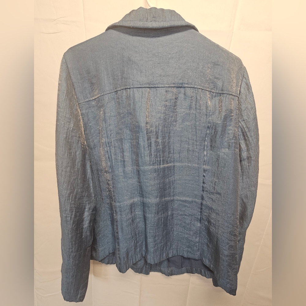 Notations Light Shimmer Blue Jacket - image 5